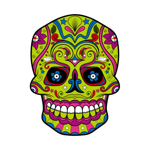 DIA DE LOS MUERTOS SKULL 45 Thumbnail