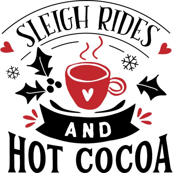Sleigh rides and hot black and red Photoroom Thumbnail